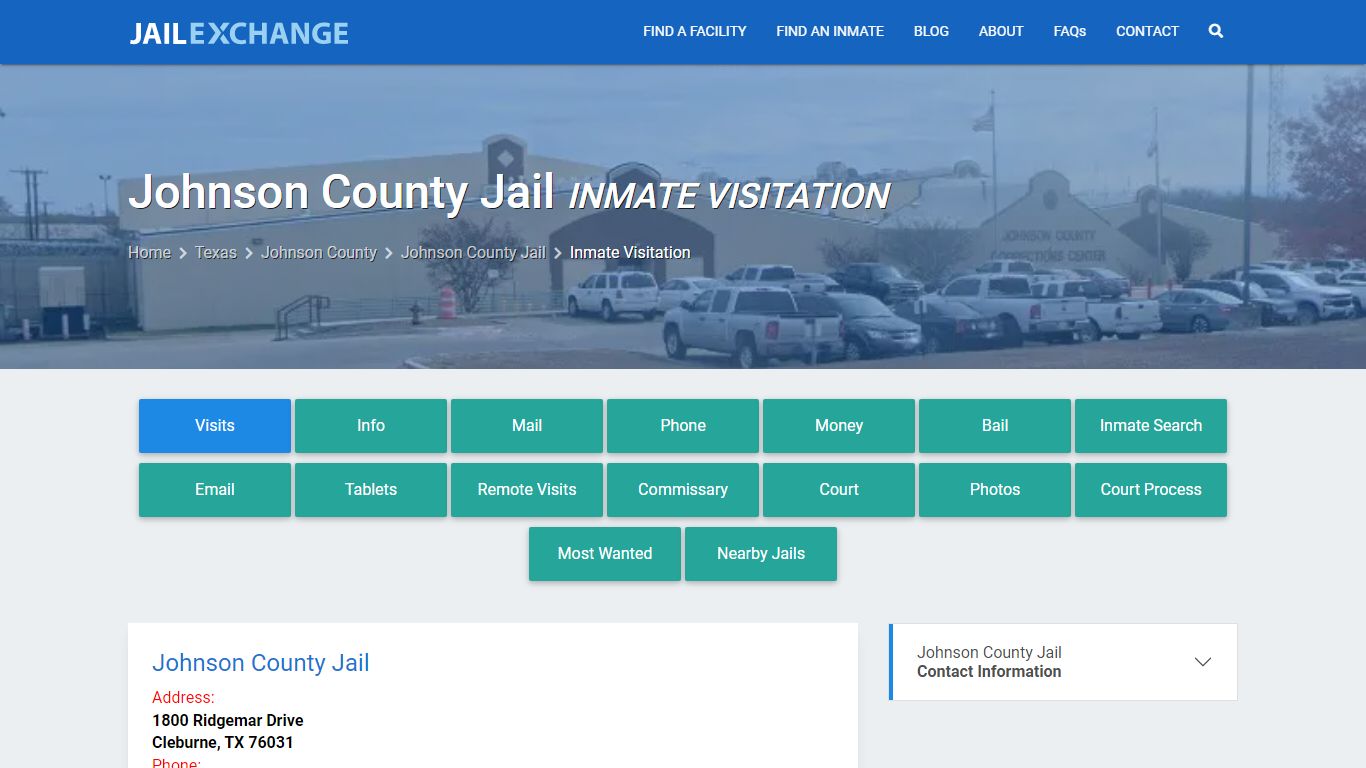 Inmate Visitation - Johnson County Jail, TX - Jail Exchange